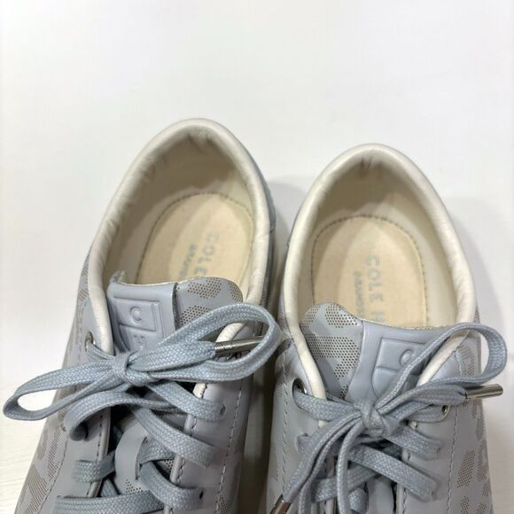 Cole Haan GrandPrø Arctic Ice Leopard Print‎ Tennis Sneakers Size 8 B - Picture 3 of 7